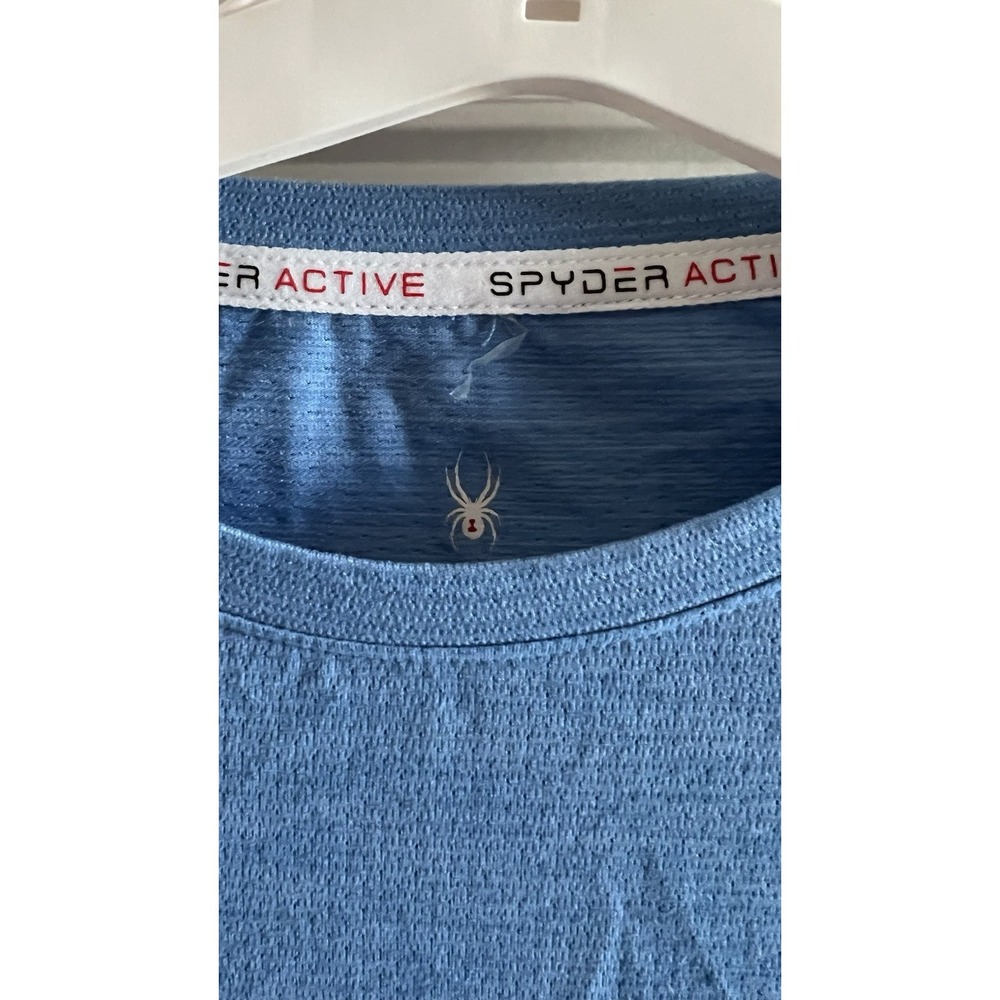 Spider Athletic Top Size Small Blue